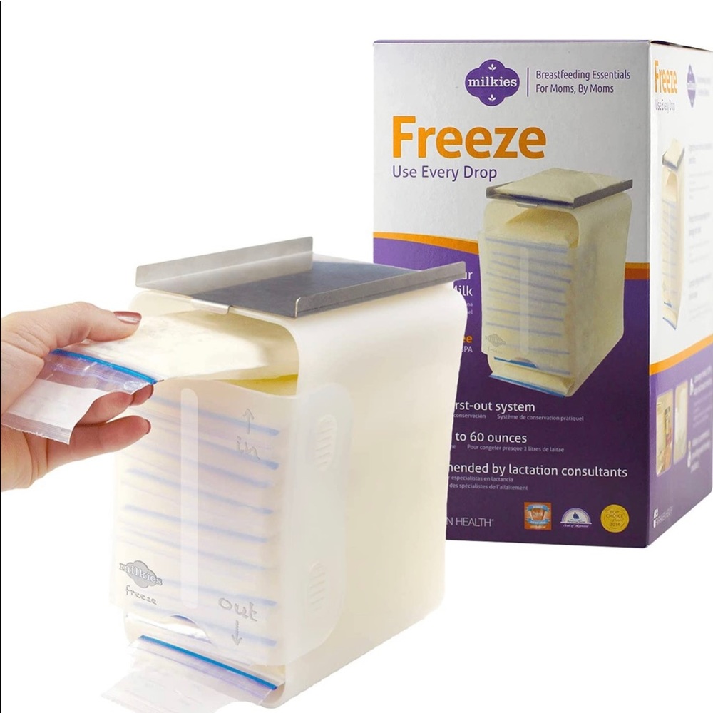 New in Box Milkies Freeze Organizer for Breast Milk Storage Bags